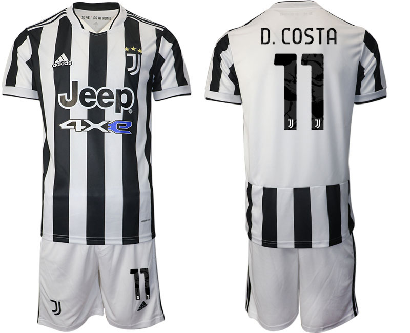 Men 2021-2022 Club Juventus home white #11 Adidas Soccer Jerseys